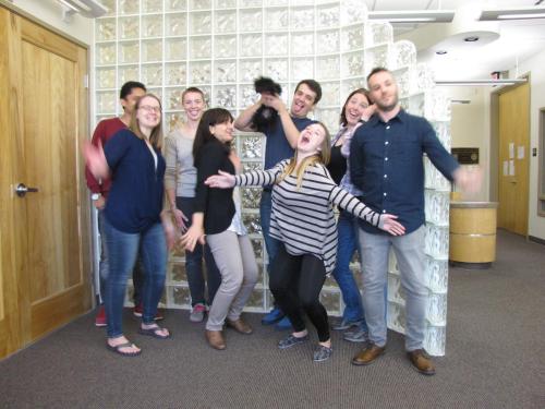 indoor group blurry 4