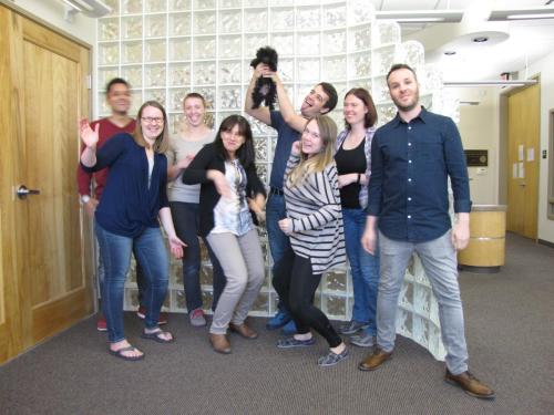 indoor group blurry 3
