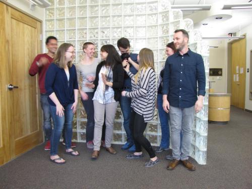 Indoor Group blurry